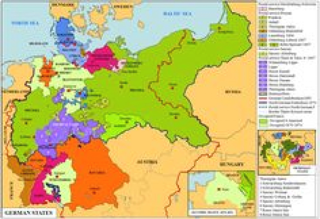 10 Best Historical Maps: Germany &amp;amp; Chicago, Il Images On Pinterest in German States Map 1850