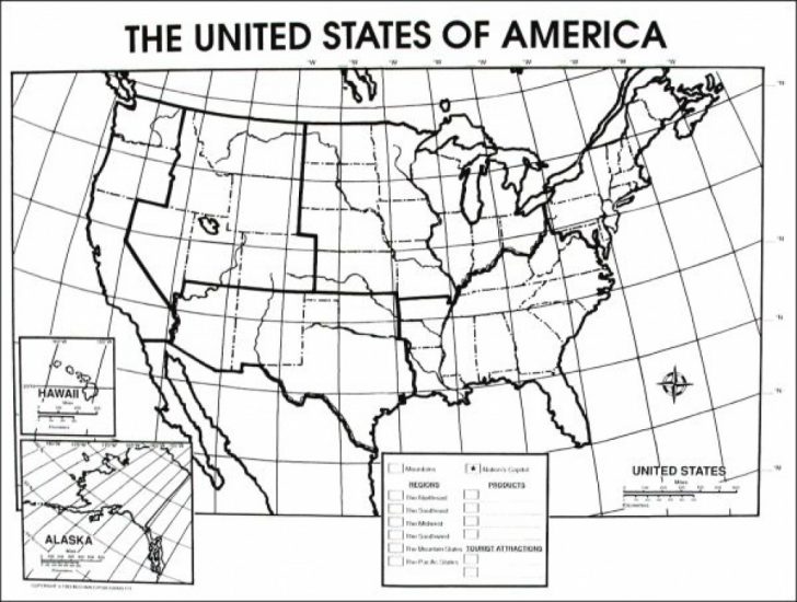 10+ Blank Map Of The United States Worksheet | Setsunarestaurant For ...