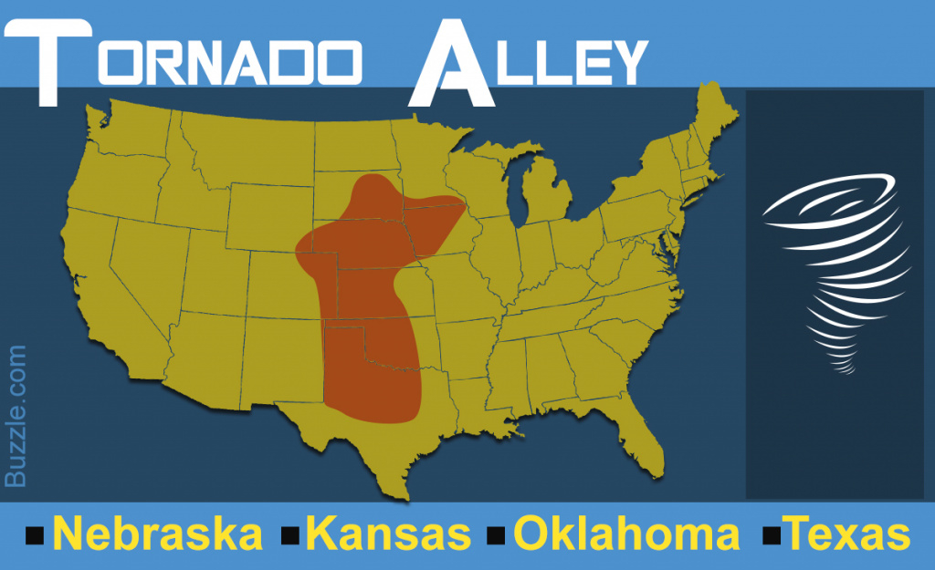 10 Striking Facts About The Twisters From Tornado Alley with regard to Tornado Alley States Map