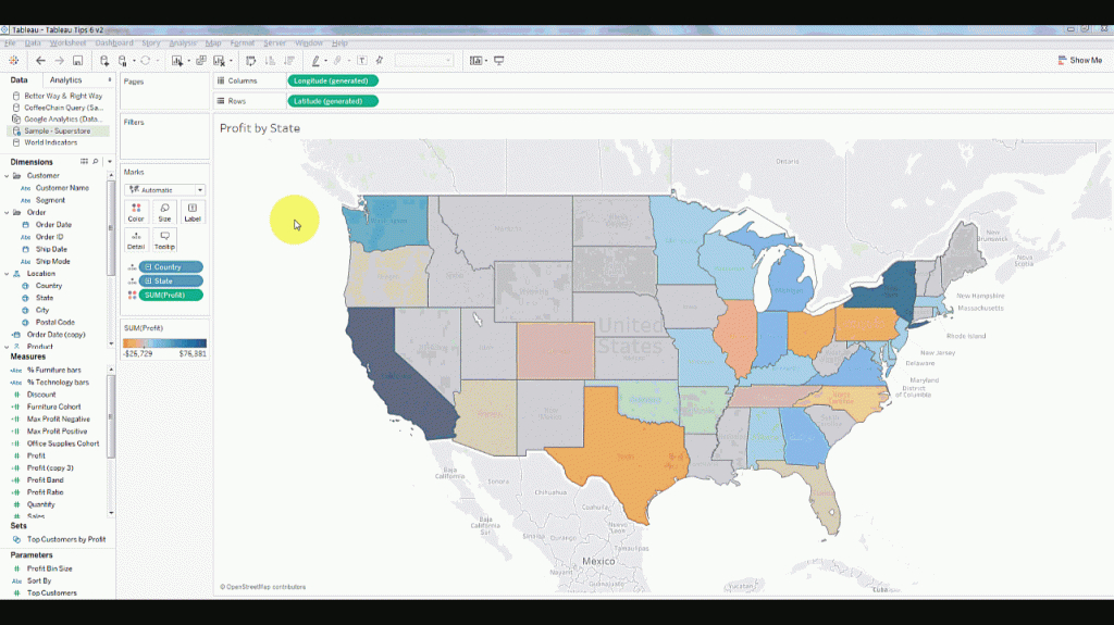 10 Tips For Creating Different Map Styles In Tableau | Tableau Software inside Tableau Heat Map By State