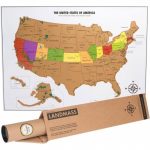 17 Best Scratch Maps For Your 2018 Travel Adventures – Brilliant Maps Regarding States Traveled Map
