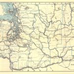 1932 Washington State Highway Map | Washington State Dept Of Regarding State Highway Map