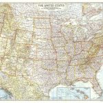 1956 United States Of America Map   Historical Maps In Geographic United States Map