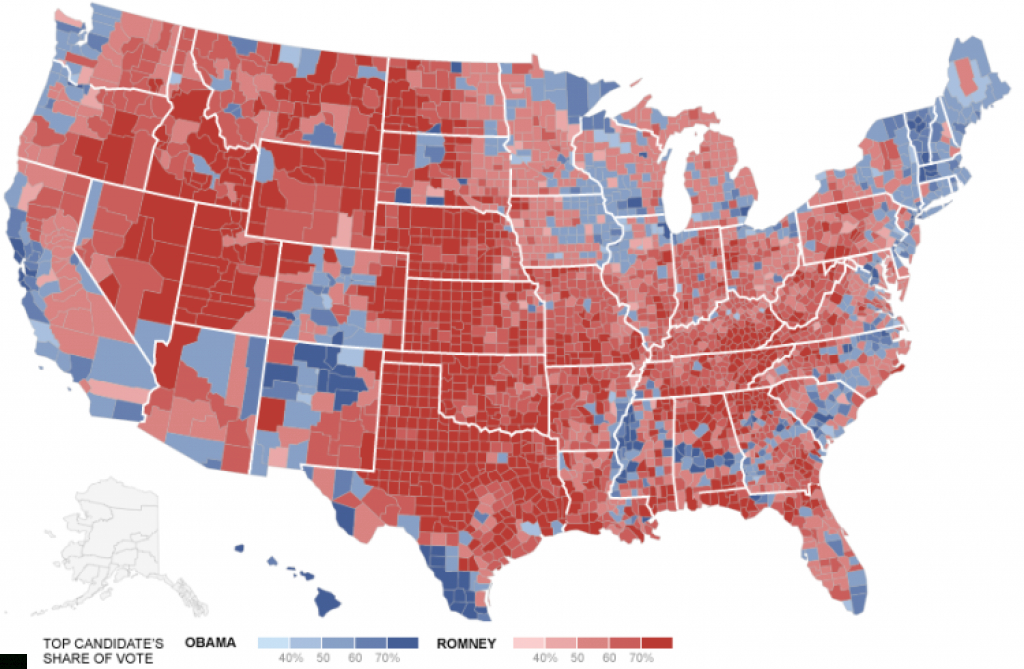 2012 Electoral Map: Barack Obama Wins | Political Maps inside Red State Blue State Map 2012 Presidential Election