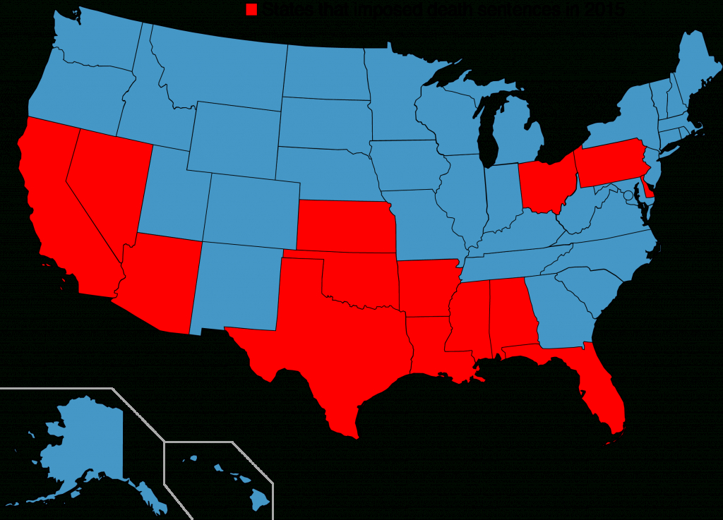 2015 Sentencing | Death Penalty Information Center throughout Death Penalty States Map