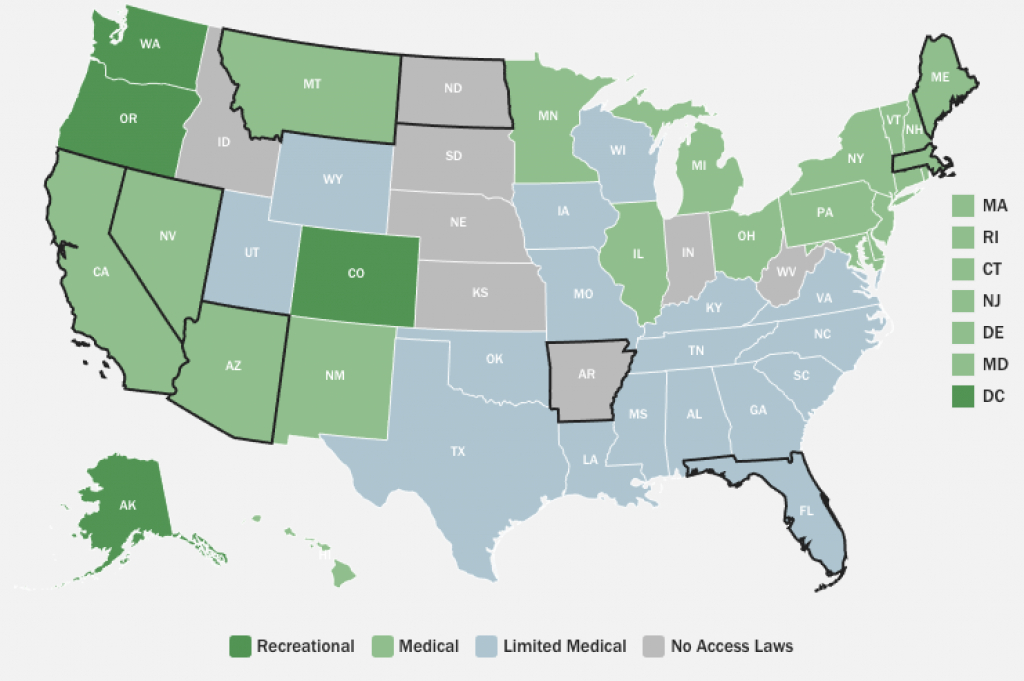 2016 Election: Marijuana Could Become Legal In These States | Time pertaining to States Where Weed Is Legal Map 2016