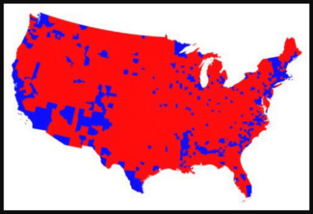 3 Thoughts On Hillary Clinton Winning The Popular Vote - Listosaur throughout Map Of States Trump Won