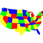 4 Color Map Of The Contiguous United States | Which Is Trivi… | Flickr In Us Map Color States