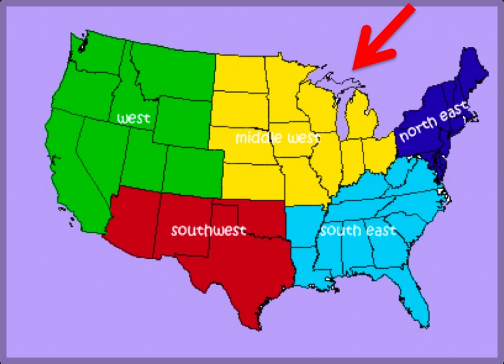 5 Regions Of The United States Map United States Map Divided Into 5 inside United States Map Divided Into 5 Regions