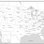 50 State Capitals United States Map With Lovely Us A | Somebodypinch Regarding 50 States And Capitals Blank Map