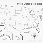 50 States Map |  Link To The Best Printable Blank Map Of The 50 Within Printable 50 States Map