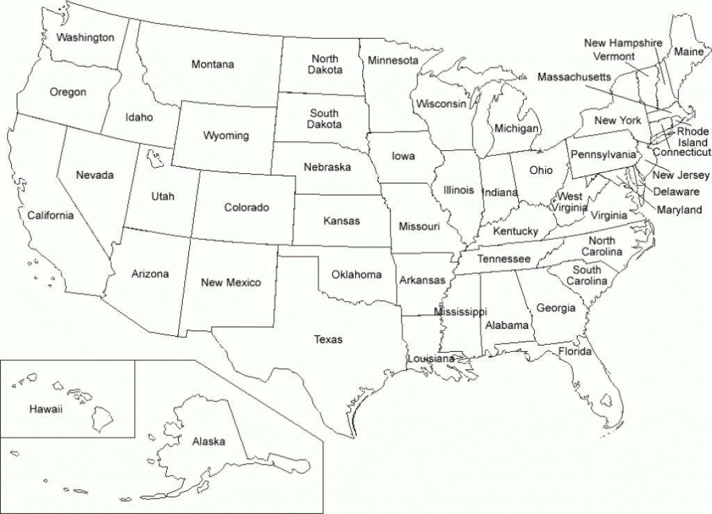 50 States Map With Capitals 50 States Map With Capitals Printable Us for Printable 50 States Map