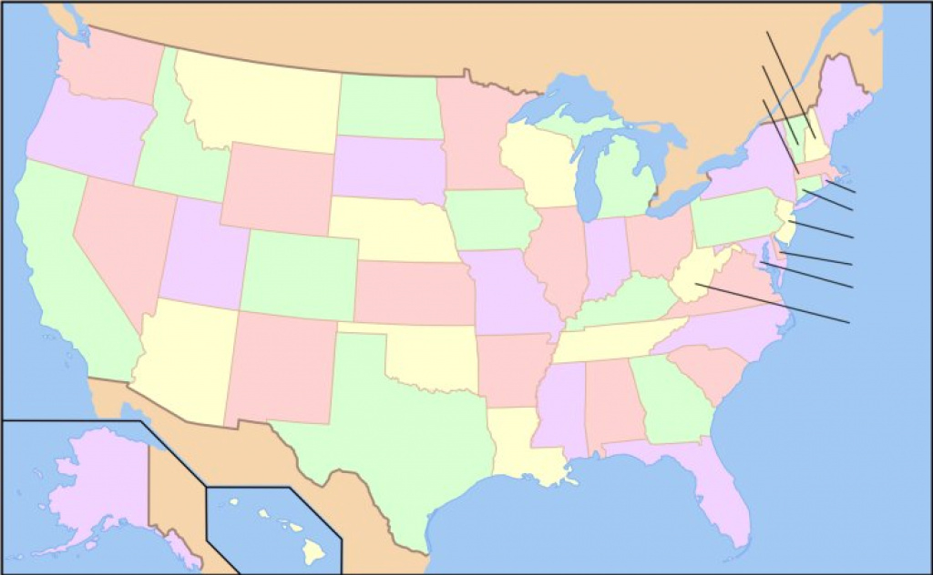 50 States Of The Usa Quiz — An Online Game throughout Map Quiz The States