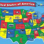 50 States Song For Kids | 50 States And Capitals For Children | Usa Intended For United States Map For Kids