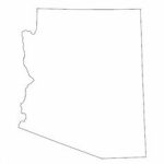 53 Best State Outline Coloring Sheets Images On Pinterest | Coloring With Arizona State Map Outline