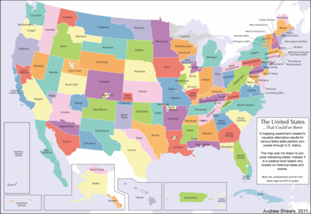 A Map Of The 124 United States Of America That Could Have Been regarding What States I Ve Been To Map
