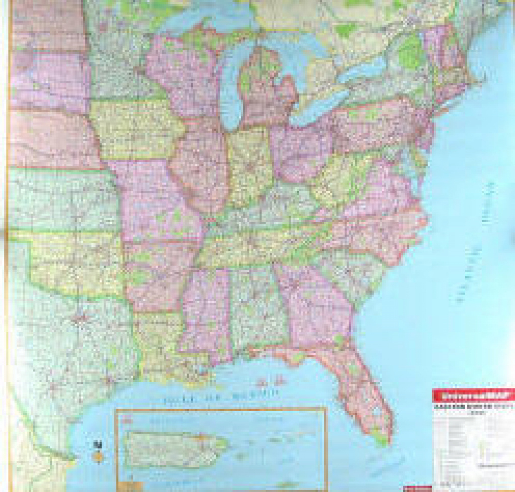 map of eastern united states with cities printable map