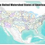 A New Map Of The U.s., Created From Where We Get Our Water Regarding Watershed Map Of The United States