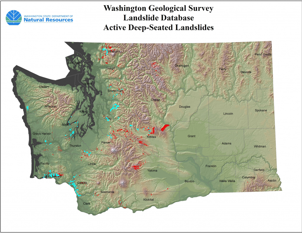 Active Deep-Seated Landslide Map | Sliding Thought Blog pertaining to Washington State Landslide Map
