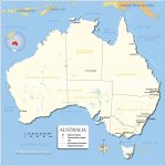 Administrative Map Of Australia (855Px)   Nations Online Project Pertaining To Australian States And Territories Map