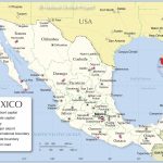 Administrative Map Of Mexico   Nations Online Project Regarding Mexico And The United States Map