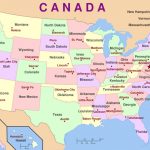 Administrative Maps Of The Usa | Whatsanswer Intended For A Big Map Of The United States With Capitals