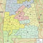 Alabama Congressional Districts Map: See Us House Representative In Alabama State Senate District Map