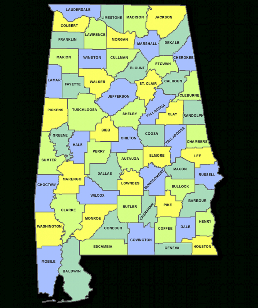 Alabama Hot Dog Cart Licensing, County, State Rules And Regulations in Alabama State Map With Counties
