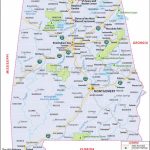 Alabama Map For Free Download. Printable Map Of Alabama, Known As Throughout Alabama State Map Printable