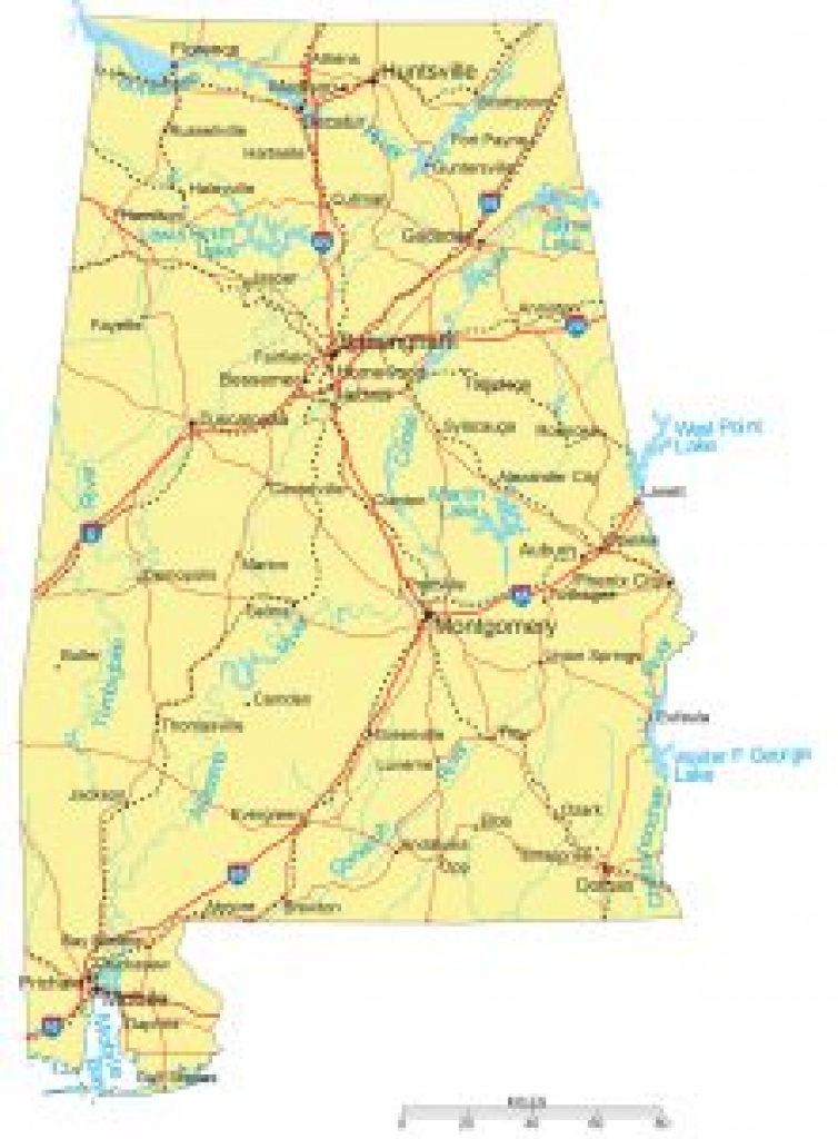 Alabama Maps And Atlases regarding Alabama State Railroad Map