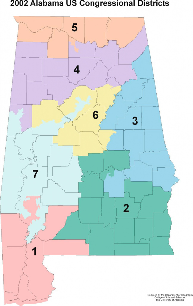 Alabama Maps - Politics with Alabama State Senate District Map