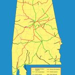 Alabama Maps   Transportation Within Alabama State Railroad Map