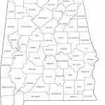 Alabama Outline Maps And Map Links Throughout Alabama State Map With Counties