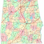 Alabama Printable Map For Alabama State Map Printable