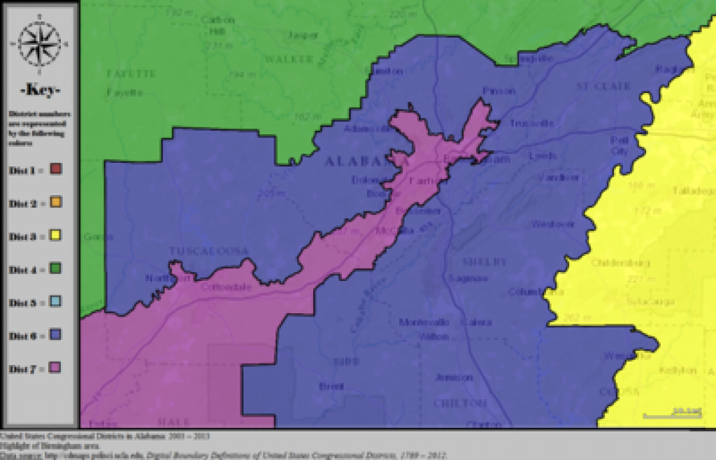 Alabama&amp;#039;s Congressional Districts - Wikipedia throughout Alabama State Senate District Map