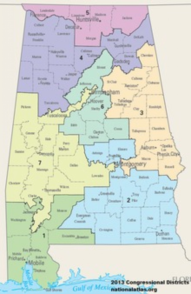 Alabama&amp;#039;s Congressional Districts - Wikipedia throughout Alabama State Senate Map
