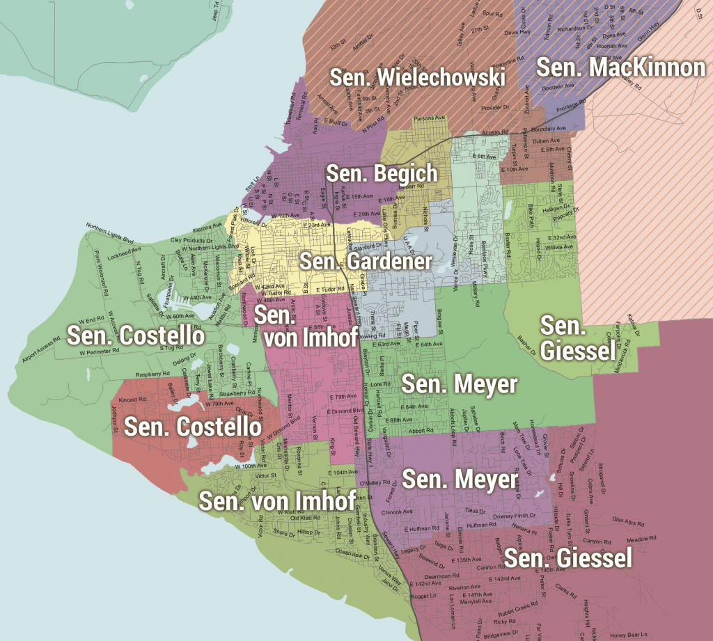 Alaska Senate Majority :: Find Your Senator throughout Alaska State Senate District Map
