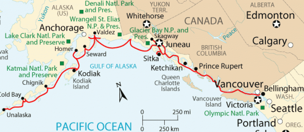 Alaska State Ferry - Details, Routes, Schedules, &amp;amp; Prices. in Washington State Ferries Map