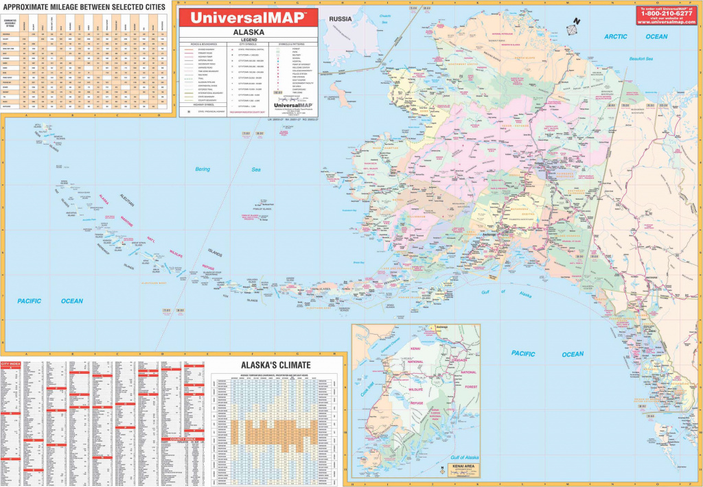 Alaska State Wall Map – Kappa Map Group for State Wall Maps
