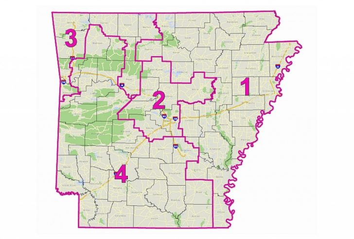 Arkansas State Senate Map