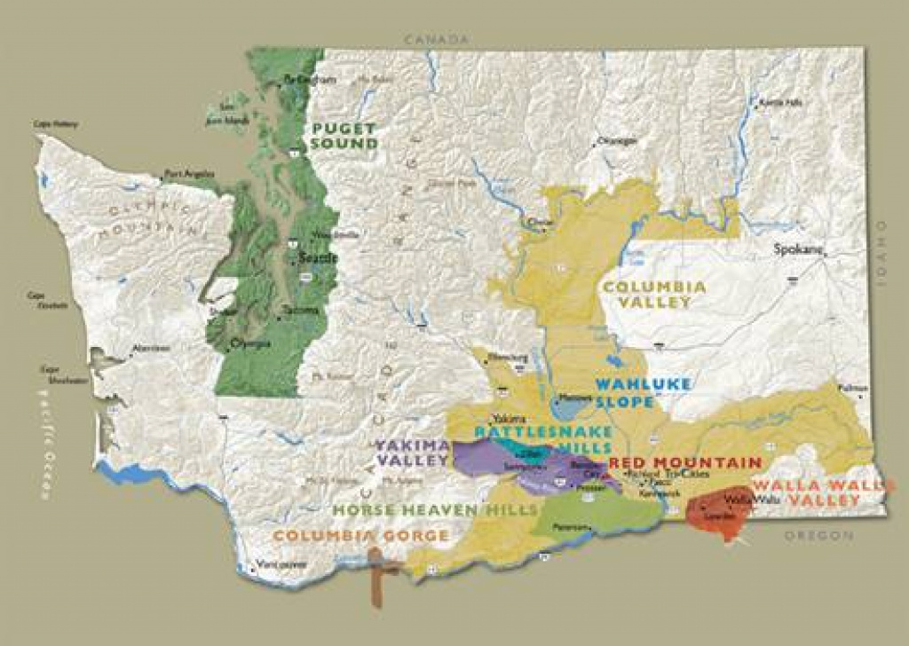 An Intro To Washington State Wines: My Great Trip To Woodinville with regard to Washington State Wineries Map