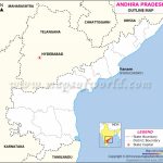 Andhra Pradesh Outline Map With Regard To Andhra Pradesh State Capital Map