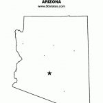 Arizona Map Regarding Arizona State Map Outline