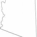 Arizona State Map Outline And Travel Information | Download Free Intended For Arizona State Map Outline