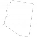 Arizona Vector Map   Download At Vectorportal Intended For Arizona State Map Outline
