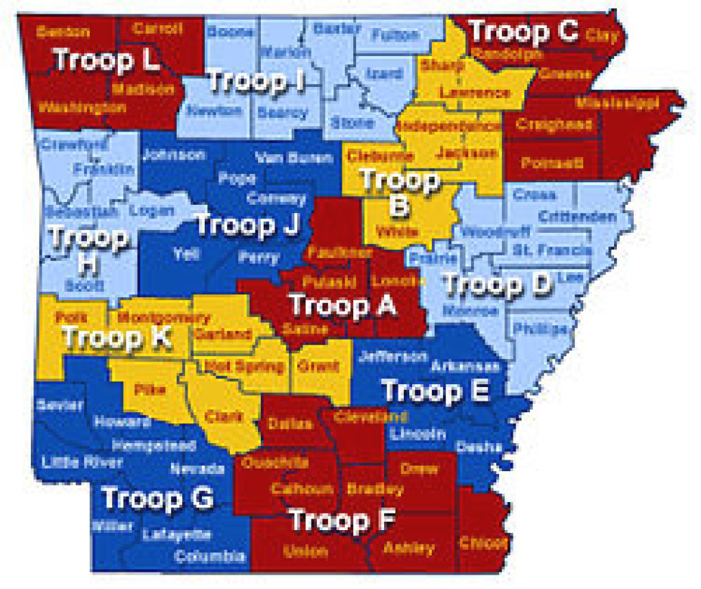 Arkansas State Police - Wikipedia regarding Pa State Police Barracks Map