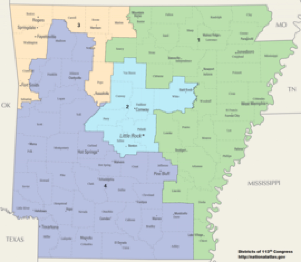 Arkansas&amp;#039;s Congressional Districts - Wikipedia intended for Arkansas State Senate Map