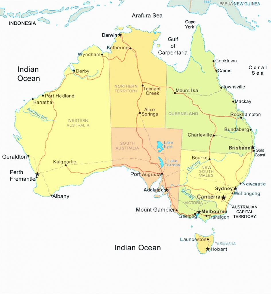 Australia Main Cities Map - Mercnet inside Map Of Australia With States And Major Cities