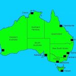 Australia Major Cities Map And Travel Information | Download Free Inside Map Of Australia With States And Major Cities