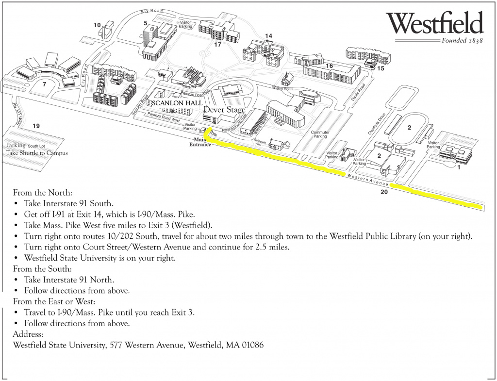 Avenue Q Tickets &amp;amp; Information | Westfield State University with Westfield State Map
